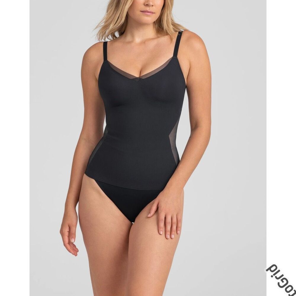 Honeylove Black CrossOver Cami Shapewear Top 2X